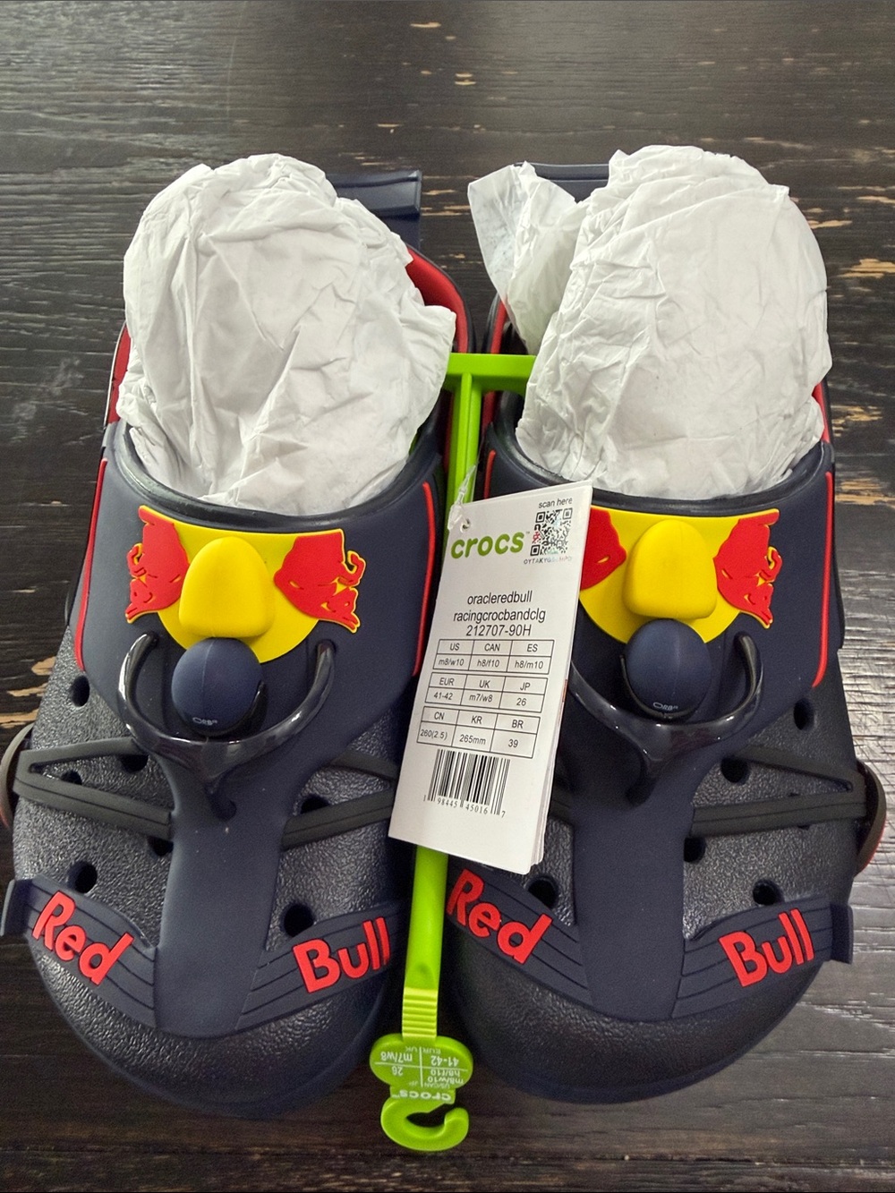 Oracle Red Bull Racing Crocs. NWT - Picture 6 of 6